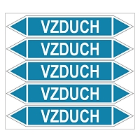 Značení potrubí, vzduch
